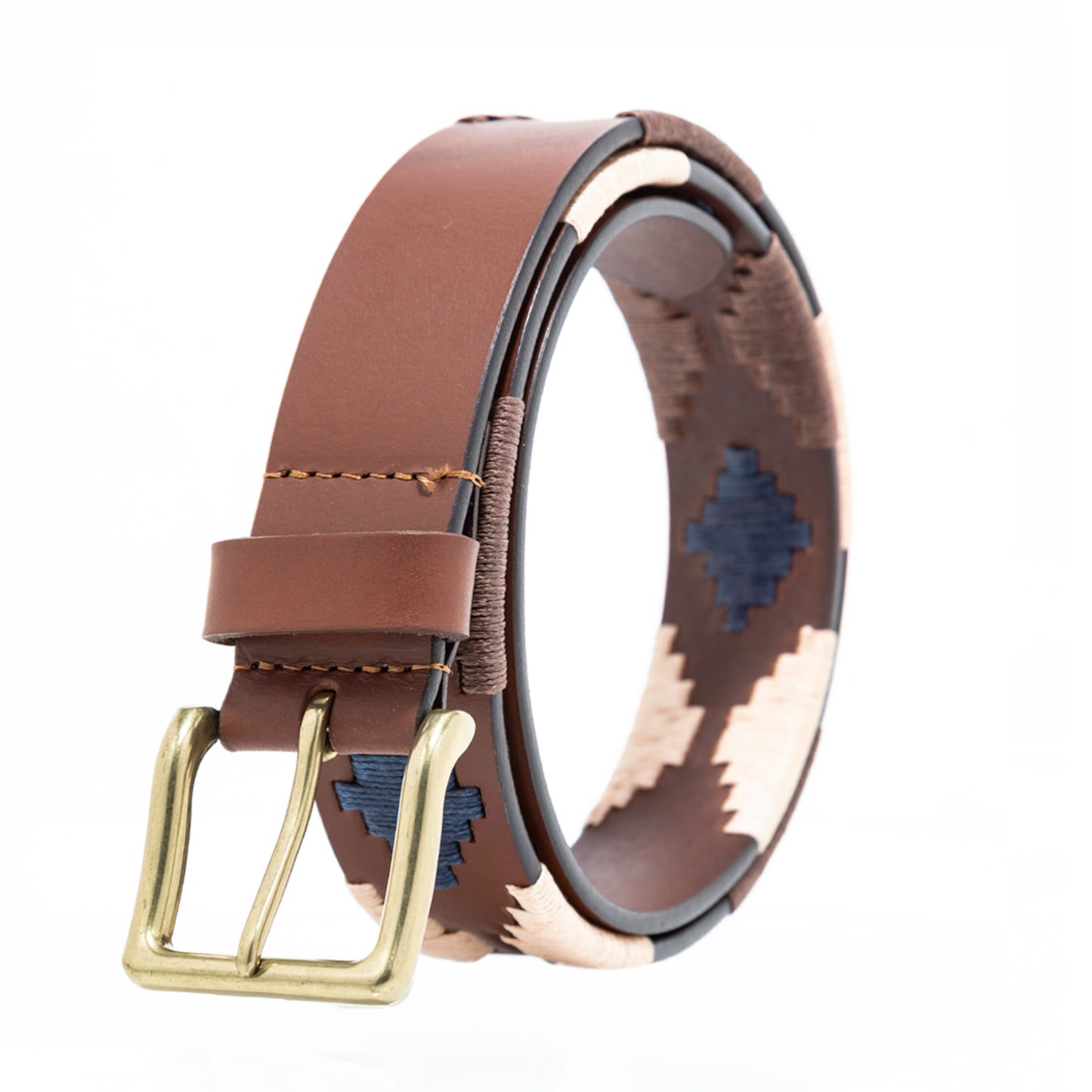 ‘Aztec' Genuine Leather Belt